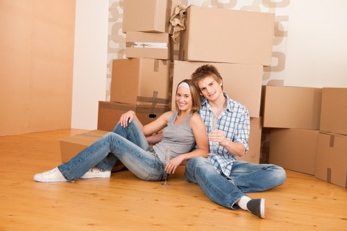Local removals team helping with a home move in Anerley