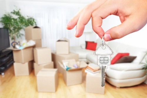 Man and van service in Anerley with moving boxes