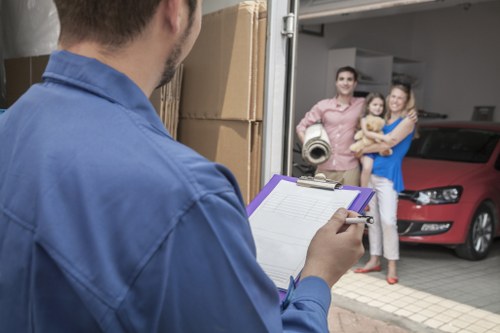 Professional local movers handling belongings in Anerley