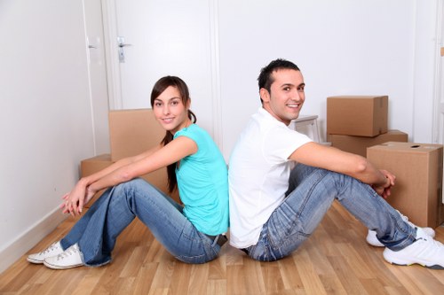 Careful handling of sofas and wardrobes during a local removal job