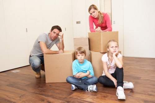 Loading furniture and boxes for an urgent local removal job