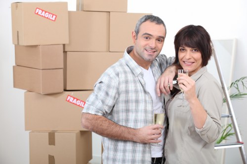 Professional movers handling a commercial relocation near Anerley